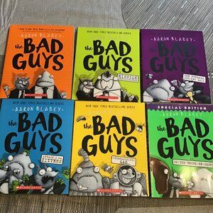 Lot of 6 Bad Guys Graphic Novels--Homeschool Reading